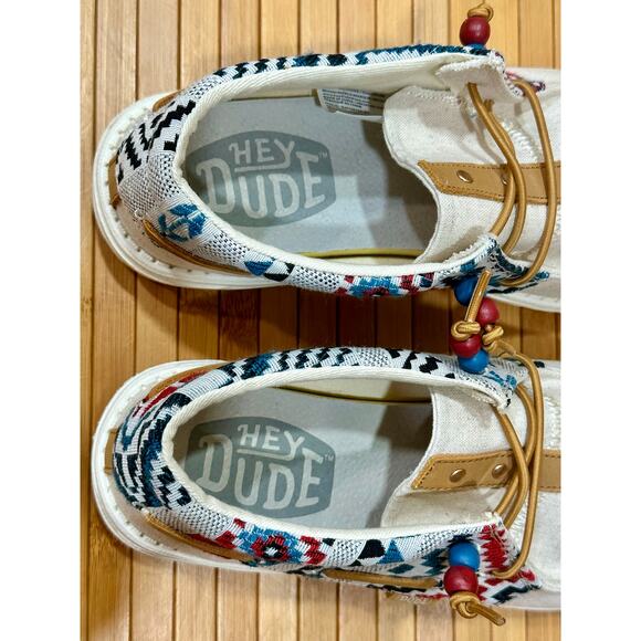 Hey Dude Ellie Festival Joshua Tree Shoes Women’s Size 8 EU 39 Aztec Boho Casual - Picture 7 of 10